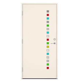 YTTERDÖRR FRAME VIT